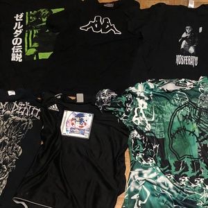 Dope ass shirts again (puma,adidas, nike, kappa, nintendo and goth)
